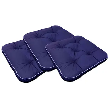Sittdyna till stol Baltic Garden Malmö 3-pack