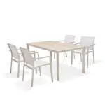 Matgrupp Utomhus LifestyleGarden Urbanite 160 cm 4 karmstolar