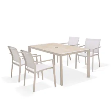 Matgrupp Utomhus LifestyleGarden Urbanite 160 cm 4 karmstolar