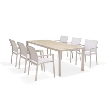 Matgrupp Utomhus LifestyleGarden Urbanite 205 cm 6 karmstolar