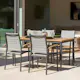 Matgrupp Utomhus LifestyleGarden TOPAZ 144 cm 4 karmstolar
