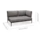 Loungegrupp LifestyleGarden TOPAZ vänster/höger 2-sitssoffa x 2