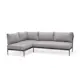 Loungegrupp LifestyleGarden TOPAZ vänster/höger 2-sitssoffa x 2
