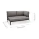 Loungegrupp LifestyleGarden TOPAZ U-set 2: vänster/höger 2-sitssoffa x 3