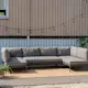 Loungegrupp LifestyleGarden TOPAZ U-set 2: vänster/höger 2-sitssoffa x 3