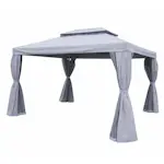 Paviljong Baltic Garden SUNSET 3x4 m, grå