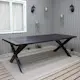 Trädgårdsbord Baltic Garden Oxford 220 Svart
