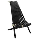 Trädgårdsstol Baltic Garden Calcutta Svart