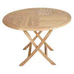 Trädgårdsbord Baltic Garden Milano fällbart bord Ø100 cm
