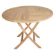 Trädgårdsbord Baltic Garden Milano fällbart bord Ø100 cm