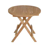 Trädgårdsbord Baltic Garden Tropea fällbart sidobord Ø50 cm
