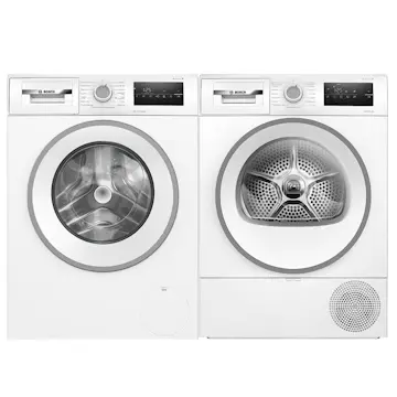 Tvätt- och Torkpaket Bosch WAN2829SSN + WTH85V0SSN