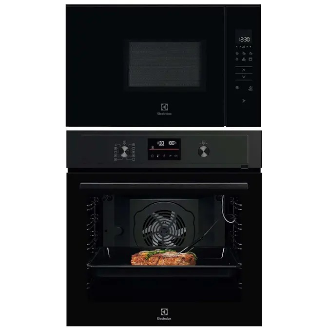Ugn- och Mikropaket Electrolux COP800B + KMFD172NB