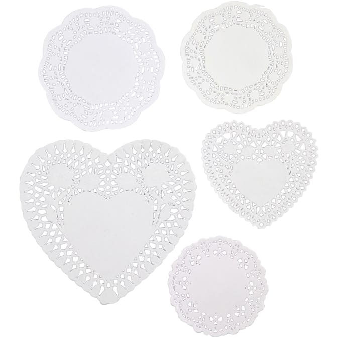 Tårtpapper Creativ Company Stl 9-14,5 cm 5X80 St/1 Förp
