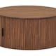 Soffbord Bark Noira Runt Bord med Förvaring 80cm
