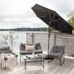 Parasoll Venture Home Sudan med LED-belysning och Tilt