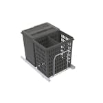 Källsorteringskärhållare Beslag Design Select Basic Eco Mörkgrå