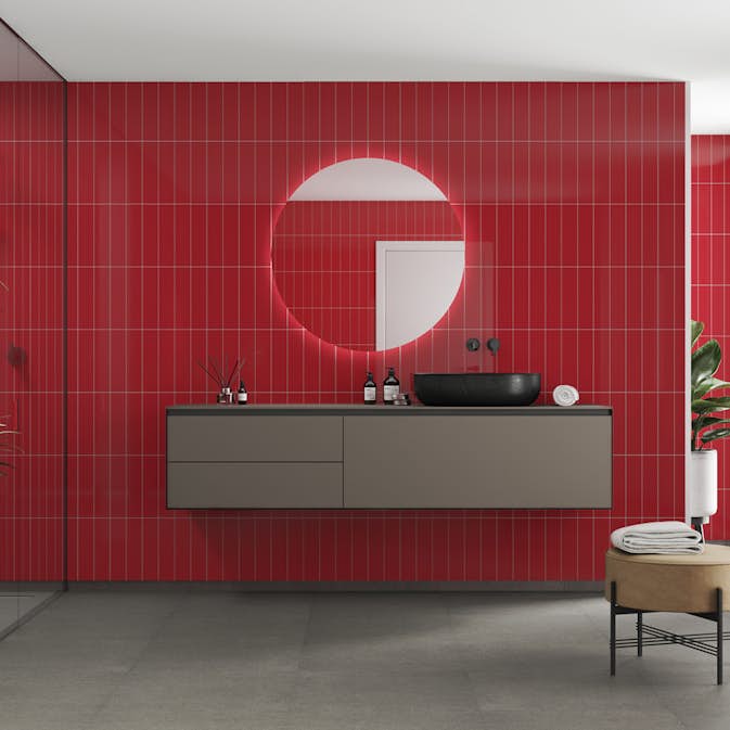 Våtrumsskiva Fibo 2101-M0830 HG Red 10x620x2400 mm