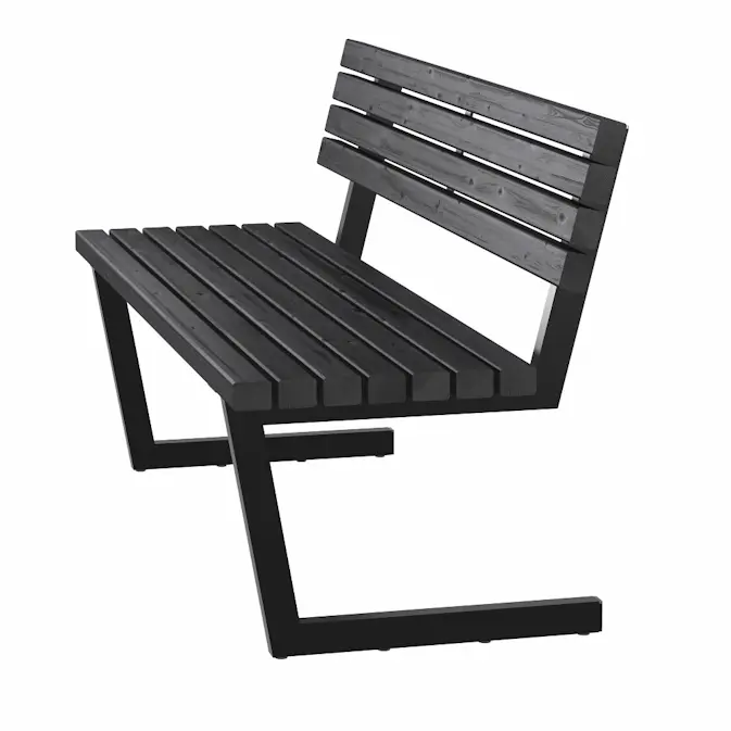 Bänk PLUS Relax 150 cm Svart