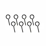 Öglor till Tvättlina PLUS