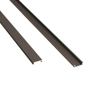 Stolpskena Hortus Aludesign Svart 200 cm