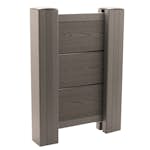 Staketset Hortus Komposit Trälook 116,3 cm