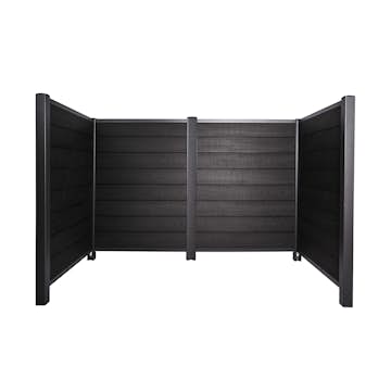 Staket Hortus Till Sopkärl Komposit Roma 121x256x95 cm