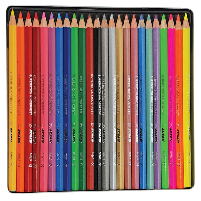 Färgpennor Jolly Kinderfest Mix 24 st