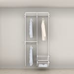 Garderobslösning Elfa Ready Solution Classic 15 Vit