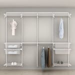 Garderobslösning Elfa Ready Solution Classic 18 Vit