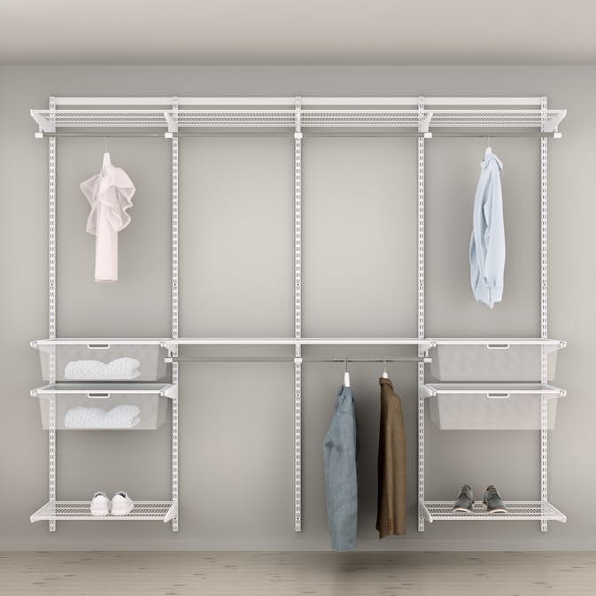 Garderobslösning Elfa Ready Solution Classic 18 Vit