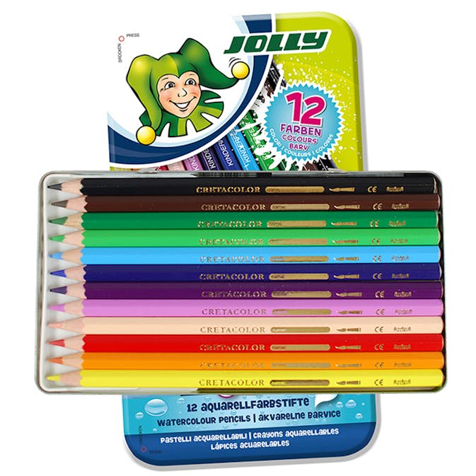 Akvarellpennor Jolly Kinderfest 12 Färger