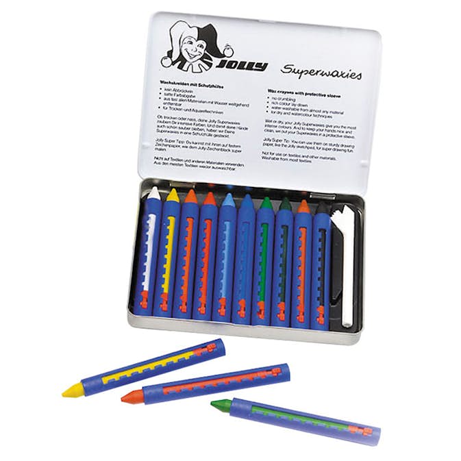 Akvarellpennor ABA Skol Jolly 10 Färger