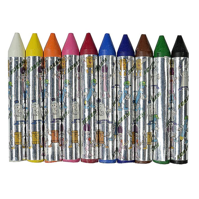Vaxkritor ABA Skol Jolly Jumbo 10 Färger