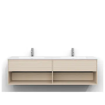 Tvättställsskåp Svedbergs Epos 160x45 med 1+1 Lådor