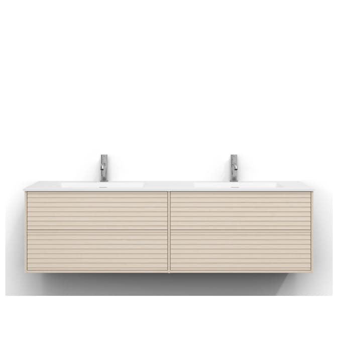 Tvättställsskåp Svedbergs Epos 160x45 med 2+2 Lådor