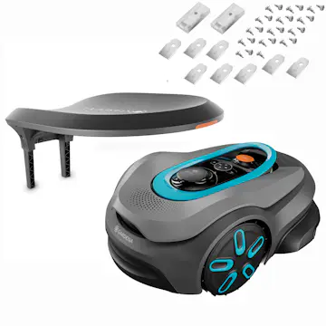 Robotgräsklippare Gardena Smart Sileno Sense 400 Utan Slinga Paket Med Robothus & Reservkniv