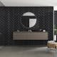 Våtrumsskiva Fibo 2124-M78 HG Black Gloss 10x620x2400 mm
