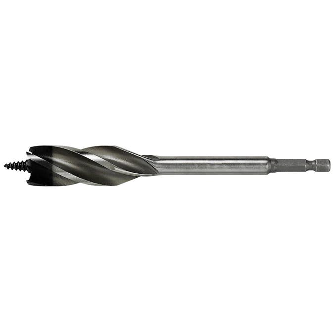 Träspiralborr Luna Tools HSS med fyra sidoskär - 1/4"-sexkantsfäste