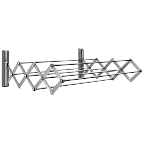 Torkställning Juwel Vägghängd & Hopfällbar 60 cm Stål Silver