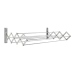 Torkställning Juwel Vägghängd & Hopfällbar 80 cm Stål Silver