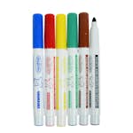 Textiltuschpennor ABA Skol 6 Färger