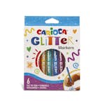 Tuschpennor ABA Skol Glitter 1 mm 6 färger