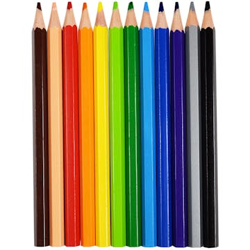 Färgpennor ABA Skol Tita Maxi 12 Färger