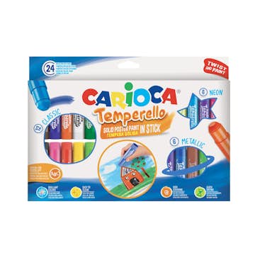 Gelkritor ABA Skol 24 färger