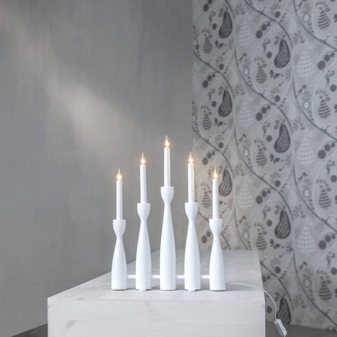 Adventsljusstake Star Trading Midja 2.0 5 Ljus