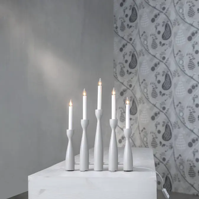 Adventsljusstake Star Trading Midja 2.0 5 Ljus