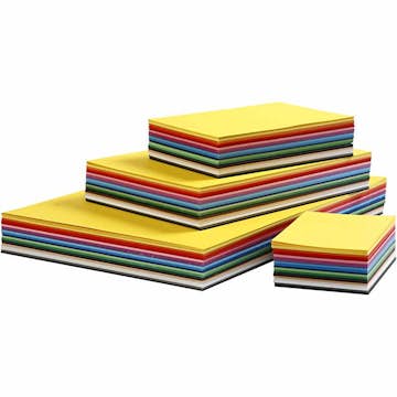 Kartong Creativ Company Mixade Färger A2-A6 1800 Mix Ark/1 Förp