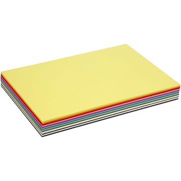 Kartong Creativ Company, Mixade Färger A3 297x420 mm 300 Mix Ark/1 Förp