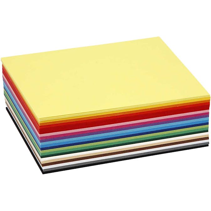 Kartong Creativ Company Mixade Färger A6 105x148 mm 1 Förp